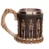 Stainless Steel Skull Beer Cup Viking Warrior Skull Mug Tankard Medieval Skull Drinkware Mug For Coffee Beverage Juice Mugs