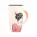 Design Beauty Pattern Ceramic Mug With Lid Large Capacity Mugs Drinkware Coffee Tea Cups Novelty S Milk Cup Zm820