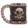 Stainless Steel Steel SKULL Beer Cup Viking Warrior Skull Mug Tankard Medieveal Skull Drinkware Mug for Coffee Beverage Juice Mugs