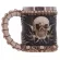 Stainless Steel Skull Beer Cup Viking Warrior Skull Mug Tankard Medieval Skull Drinkware Mug For Coffee Beverage Juice Mugs