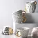 Meiling Creative Hand Painted Big Mugs With Gold Handle Geometry Pattern Ceramic Coffee Tea Milk Cups Irregular Shape Home Decor