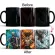 New 1pcs One Piece Luffy Zoro Ace Coffee Mugs Heat Sensitive Tea Milk Cup Color Changing Magic Ceramic Mug S For Friend