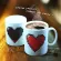 Creative Heart Magic Temperature Changing Cup Color Changing Chameleon Mugs Heat Sensitive Cup Coffee Tea Milk Mug Novelty S