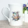 Mayrey Art Bone China Coffee Cup Tiger Printing Tea Mug With Design Best Watercolor Tiger Picture Mug Cool Present