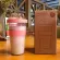 12oz 16oz Bubble Tea Tumbler Portable Plastic Tumbler with Straw Reusable Plastic Cup for Bubble Tea Boba Tumbler