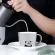 90ml/220ml Cartoon Panda Reflection Cup Creative Reflect Mirror Coffee Cups Collection Mugs Breakfast Bottle