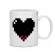 Creative Heart Magic Temperature Changing Cup Color Changing Chameleon Mugs Heat Sensitive Cup Coffee Tea Milk Mug Novelty S