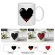 Creative Heart Magic Temperature Changing Cup Color Changing Chameleon Mugs Heat Sensitive Cup Coffee Tea Milk Mug Novelty S
