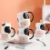 450ml Ceramic Cow Pattern Coffee Mug Tea Chocolate Cup With Lid And Spoon