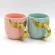 Colorful Beautiful Fish Tail From The Bottom Of My Heart Large Capacity Mermaid Cup Coffee Dog