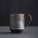 New Ins Stoneware Handmade Japanese Style Vintage Coffee Cup Afternoon Tea Ceramic Mug Set Retro Coffee Cup