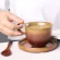 New Ins Stoneware Handmade Japanese Style Vintage Coffee Cup Afternoon Tea Ceramic Mug Set Retro Coffee Cup