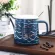 Nordic Style Ceramic Mug with Spoon with LID 400ml Coffee Cup Men Hotel Business Office Drinkware
