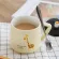 Creative Ceramic Mug Cute Cartoon Giraffe Coffee Cups With Lid And Spoon Milk Mugs Drinkware Breakfast Cup Couple Birthday