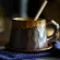 Coarse Pottery Coffee Cup Vintage Handmade Coffee Drinkware Cup Milk Tea Cup Mug Drinking Wy80112