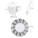 Creative Mirror Coffee Cup Reflection Stripe Mug Luycho Coffee Tea Set With Coaster And Spoon