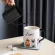 Nordic Ceramic Mugs Creative Cartoon Square Foot Cups For Milk/juice/cappuccino/tea - For Women Men Boys Girls