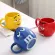 New Mm Beans Coffee Mugs Tea Cups And Mugs Creative Cartoon Cute Expression Mark Large Capacity Drinkware S