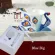 Enamel Peafowl Coffee Mugs Procelain Tea Cups With Saucer Spoon Creative Home Office Mark Drinkware