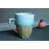 Japan Style Personality Creative Ce rate Mug with Spoon Cup Retro Handle Couple Cup Birthday
