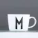 Alphabet MUG NEW CREATIVE CRAMIC MILK BREAKFAST CUP COUPLE COFFEE CUP