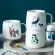 Nordic Espresso MUG PORCELAIN Hand Painted Eco Friendly Cute Creative Tea Cup Ceramic Coffee Mug Tazas de Cafe Drinkware mm60mkb