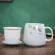Ceramics Mug Large Cute Stirring Tea Cartoon Print Porcelain Personalized Cup 1 Piece Cartoon Interesting Large Mugs Kk60mk
