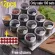 Magnetic Dustproof Visible Stainless Steel Seasoning Pot Spice Seasoning Bottle Seasoning Box Outdoor Barbecue Set