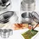 Magnetic Spice Jar Stainless Steel Seasoning Pot Set Household Seasoning Bottle Cup Magnetic Tank With Stickers Kitchen Tools