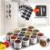 Spice Organizer Especieros Para Cocina Kruidenpotjes Salt And Pepper Jar Kruidenrek Set Seasoning Rack Stickers Shakers Label