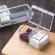 3/4pcs Clear Tempero Seasoning Spice Box Rack Spice Condiment Pots Storage Container Cruet With Lid Spoon Kitchen Supplies