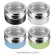 9/6/4/3/2/1pcs Kitchen Spice Jar Magnetic Seasoning Boxes Dustproof Stainless Steel Spice Can Seasoning Pot Outdoor Barbecue