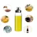 Olive Oil Dispenser Bottle 300ml Glass Oil Bottle Cruets No Drip Oil Container For Vegetable Olive Oil