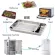 Jinserta Stainless Steel Storage Trays Thick Pans Rectangular Multi-Function Cafeteria Tray Barbecue Deep Rice Dishes Plate