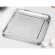 Square Stainless Steel Plate Grill BBQ Storage Steamed Grilled Fish Dish Rectangular Plate Tray for Food Thickening Pans