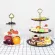 3 Tier Wedding Party Holiday Party Creative Fruit Plate Dessert Tray Candy Dishes Cake Rack Buffet Display Rack Home Decor Tray