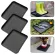 3pcs Multifunctional Foyer Plant Duty Shoe Plate Hall Washable Boots Outdoor Home Plastic Storage Trays Flower Pots Garden Tool