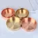 Round Storage Desk Metal Storage Organizer Rose Gold Jewelry Organizer Small Object Storage Dishes Home Decor