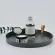 Round Storage Tray Portable Bedroom Dining Table Decoration Sundries Rolling Tray Cigarette Metal Cigarette Smoking Storage Box