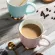 Nordic Ceramic Phnom Penh Coffee Mug Porcelain Breakfast Milk Milk Milk Creative Afternoon Teacup Couple Water Cup Drinkware