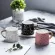 330ml 3d Pink Black White Dot Ceramic Plates Cups Kids Birthday Party Set Polka Dots Party Supplies Coffee Mug