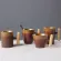 Personalized Japanse Pottery Mugs with Wooden Handle Variable Glaze Ceramic Coffee Tea Water Cups S For Men Boss Boy