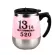 Hometree 1PC Automatic Coffee Mixing Cup with Lid Stainless Steel Steel Self Stiring Mug Protein Shaker Smicer Smicer Blender Cup HK07