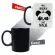 Cute Ninja Panda Morphing Mug Heat Sensitive Color Changing Coffee Mug Cup Funny Animal Asian Bear Unicorn Coffee Mug