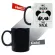 Cute Ninja Panda Morphing Mug Heat Sensitive Color Changing Coffee Mug Cup Funny Animal Asian Bear Unicorn Coffee Mug