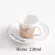 Creative Leopard Anamorphic Cup Mirror Reflection Cup Zebra Mug Luycho Coffee Tea Set With Coaster 90ml-220ml