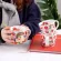 Peko Ceramic Mug Cartoon Strawberry Coffee Milk Tea Mugs Kitchen Tableware Cute Porcelain Breakfast Oats Cup HouseWarming