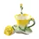 Best 3D Rose Shape Flower Enameic Coffee Tea Cup and Saucer Spoon High-Grade Porcelain Cup Creative Valentine Design