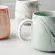 Chanthova 380ml Big Big Big Big Belly Modern Creative Texture Pattern Ceramic Coffee Mug Home Office Porcelain Coffee Cups and Mugs