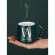Exquisite Coffee Cup European-Style Small Luxury Small Cup Nordic-Style Ceramic Mug Set with Lid Spoon Dish Coffee Mugs Glass